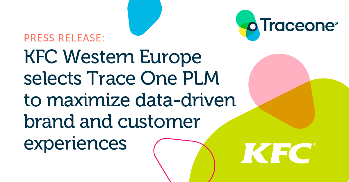 KFC Western Europe selects Trace One PLM