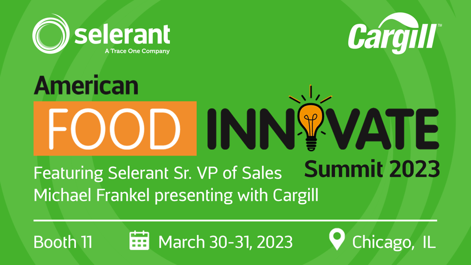 Selerant PLM American Food Innovate 2023
