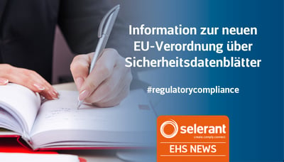 Information zur neuen EU-Verordnung über Sicherheitsdatenblätter