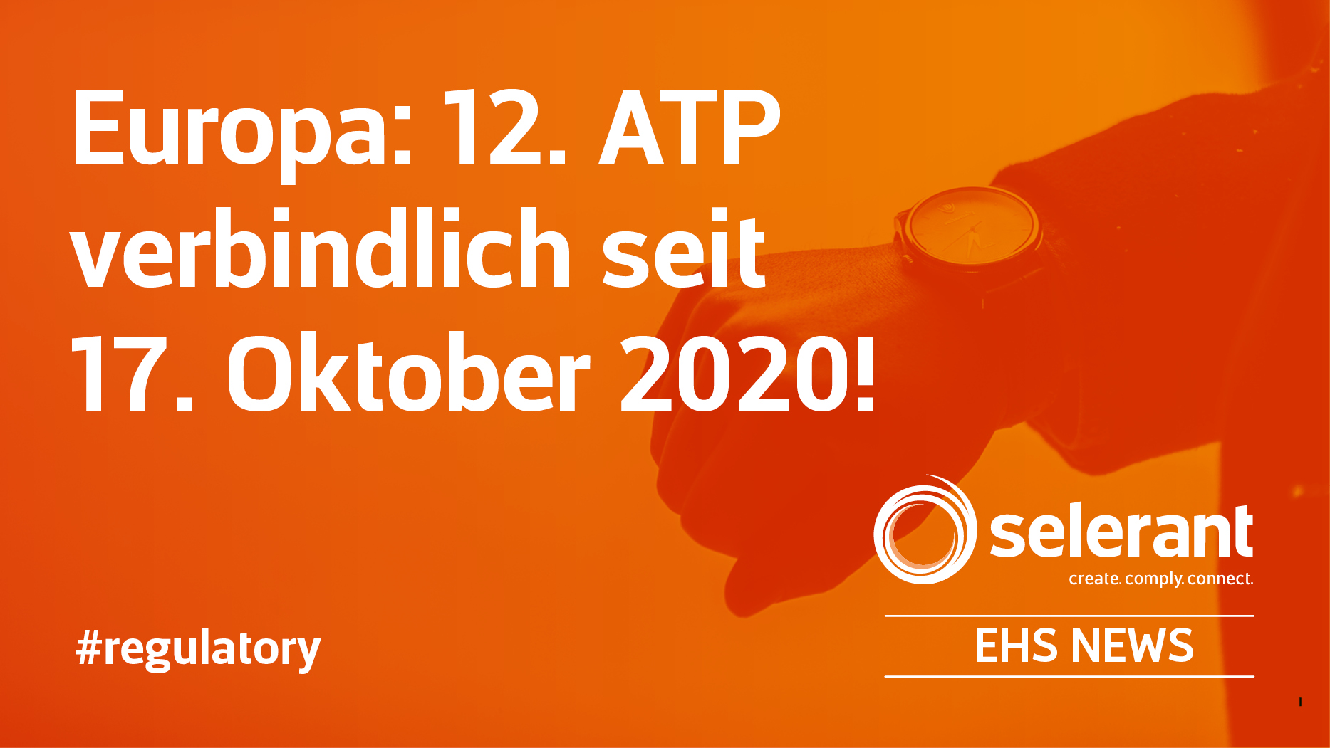 Europa: 12. ATP verbindlich seit 17. Oktober 2020!