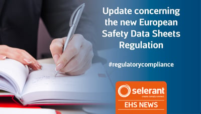 Update concerning the new European Safety Data Sheets Regulation 