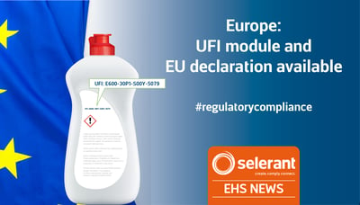 Europe: UFI module and EU declaration available