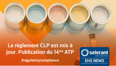 Le règlement CLP est mis à jour. Publication du 14me ATP