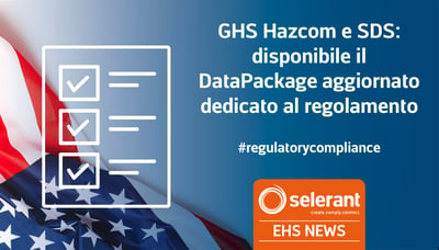 GHS Hazcom e SDS: disponibile il DataPackage aggiornato dedicato al regolamento