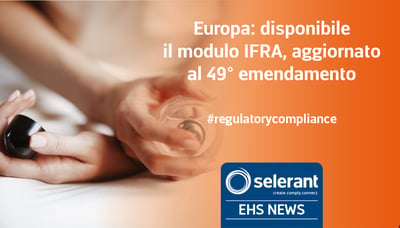 Europa: disponibile il modulo IFRA, aggiornato al 49° emendamento