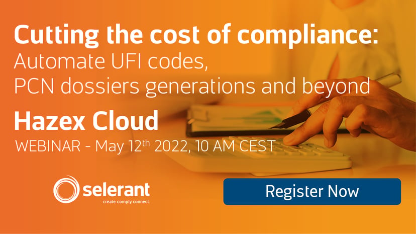 Webinar - Cutting the cost of compliance: Automate UFI codes, PCN dossier generation and beyond
