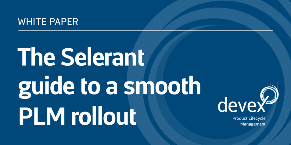 The Selerant Guide to a Smooth PLM Rollout white paper feature image